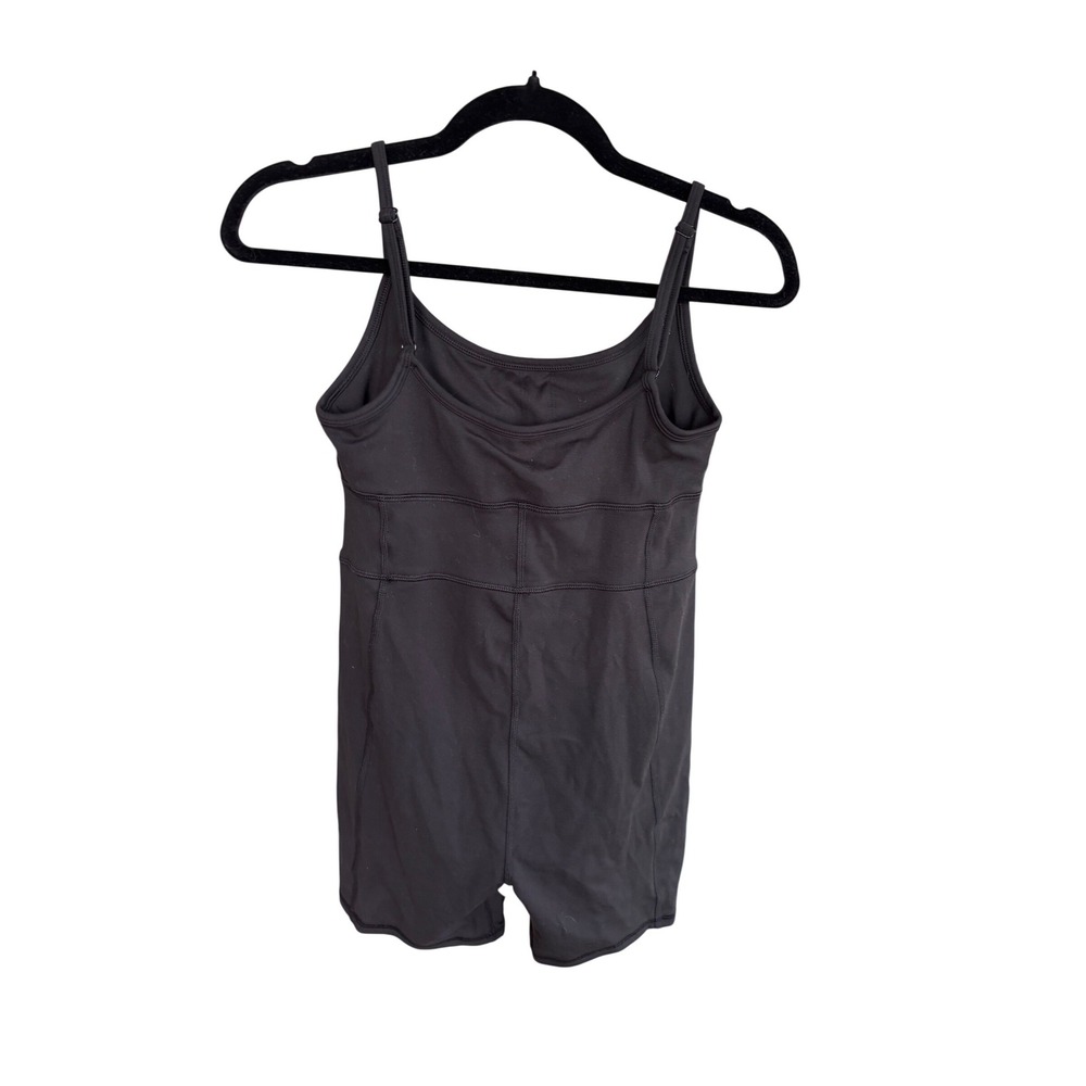SO Womens Black Athletic Unitard Small Sleeveless Yoga Pilates Bodysuit Romper - Picture 2 of 3